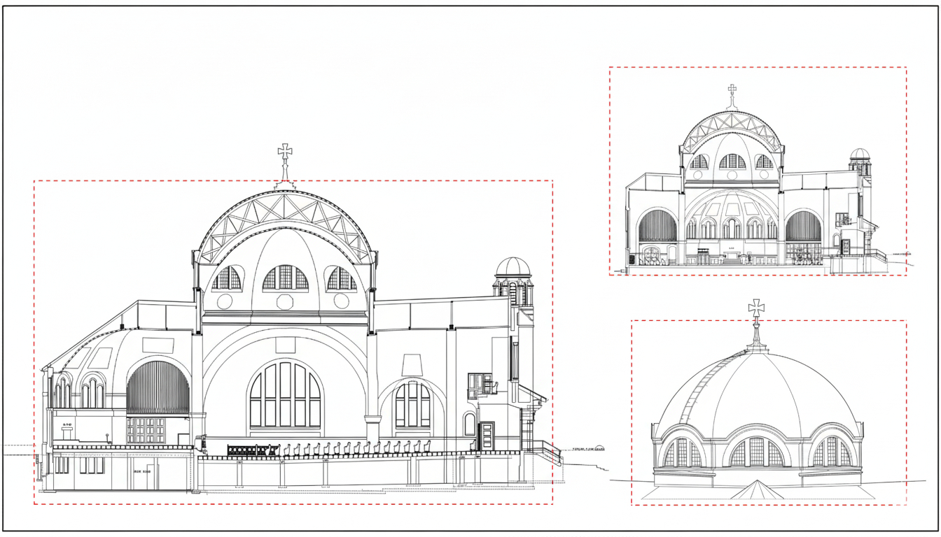 St. Anne's Anglican Church Measured Drawings